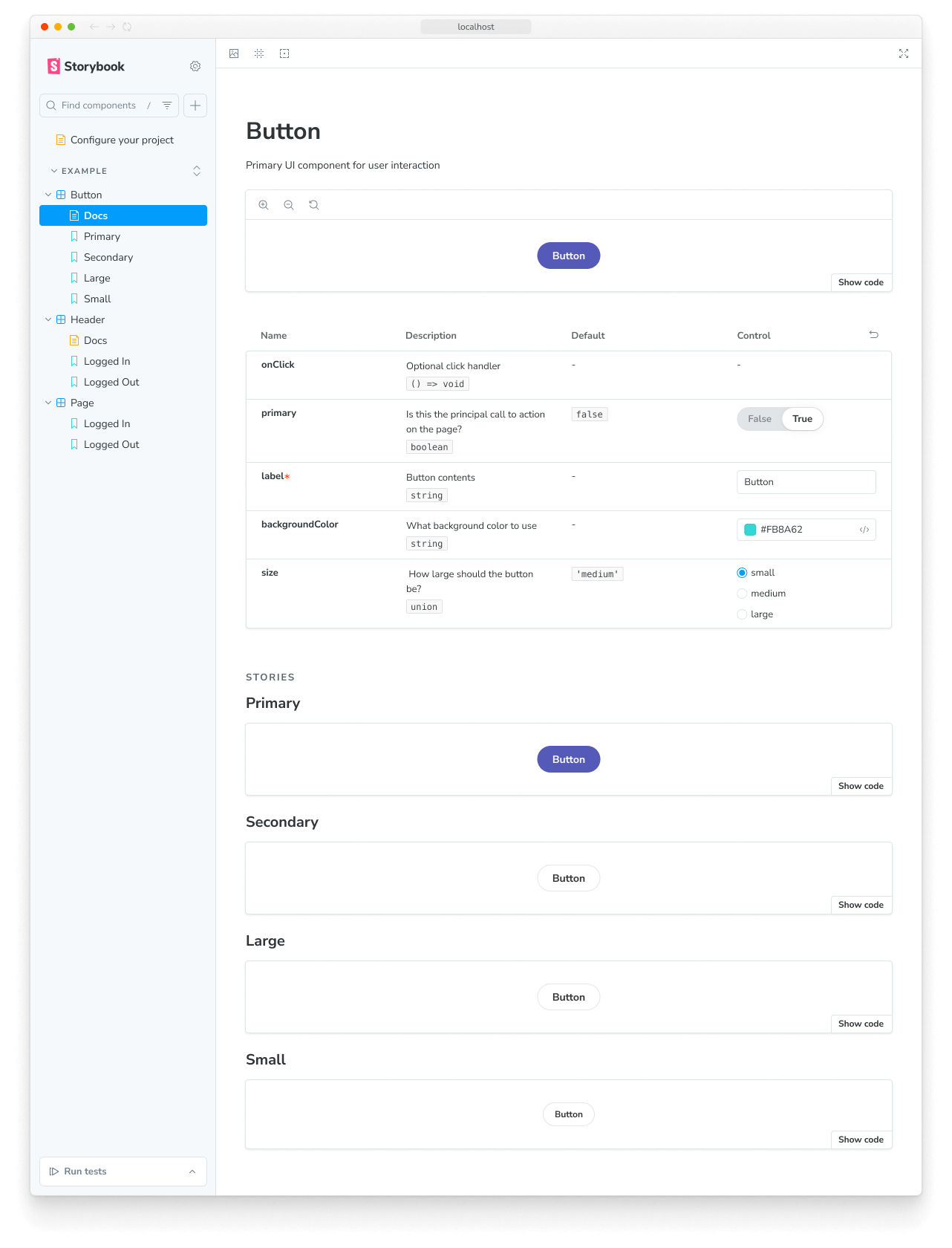 Screenshot of mdx content