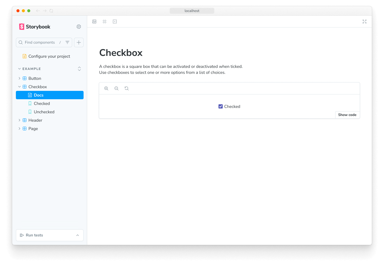 MDX simple example result